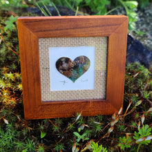 Load image into Gallery viewer, 'AzureTrail' Trail of Hearts 4"x4"