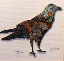 Load image into Gallery viewer, 'Gun Metal Raven'-Sourdough Rum Coddiwomple 4"x4"