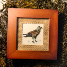 Load image into Gallery viewer, 'Gun Metal Raven'-Sourdough Rum Coddiwomple 4"x4"