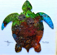 Load image into Gallery viewer, 'Sargassum Sea Turtle'-Sourdough Rum Coddiwomple 4"x4"