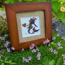 Load image into Gallery viewer, 'Moss Campion Mermaid'-Sourdough Rum Coddiwomple 4"x4"