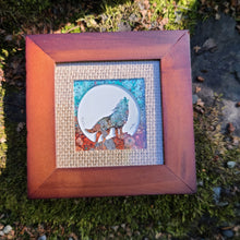 Load image into Gallery viewer, 'Moss Moon Wolf'-Sourdough Rum Coddiwomple 4"x4"