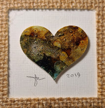 Load image into Gallery viewer, 'Between the Ferns' Trail of Hearts 4"x4"