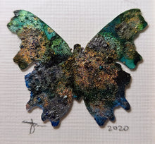 Load image into Gallery viewer, 'Artemesia Malachite Butterfly' Sourdough Rum Coddiwomple 4"x4"