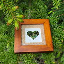 Load image into Gallery viewer, &quot;Spruce Tip Heart&quot; Trail of Hearts 4&quot;x4&quot;