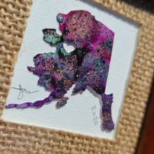 Load image into Gallery viewer, &#39;Purple Alpine Toad Alaska&#39; -Sourdough Rum Coddiwomple 4&quot;x4&quot;