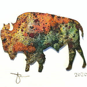 'Copper Bison''-Sourdough Rum Coddiwomple 4"x4"