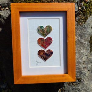 'Netted Willow' Trail of Hearts 4.5"x3.5"