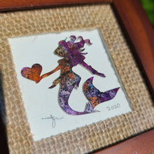 Load image into Gallery viewer, &#39;Moss Campion Mermaid&#39;-Sourdough Rum Coddiwomple 4&quot;x4&quot;